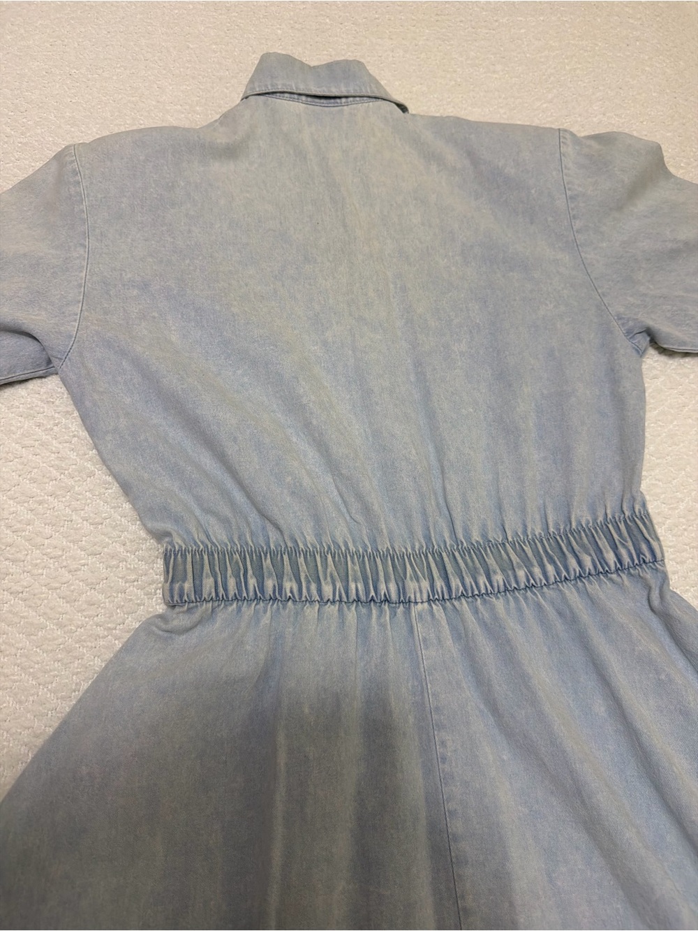 Vintage Rio Brand Denim Short Sleeve Button Down Dress Women’s Size Small - Picture 15 of 16